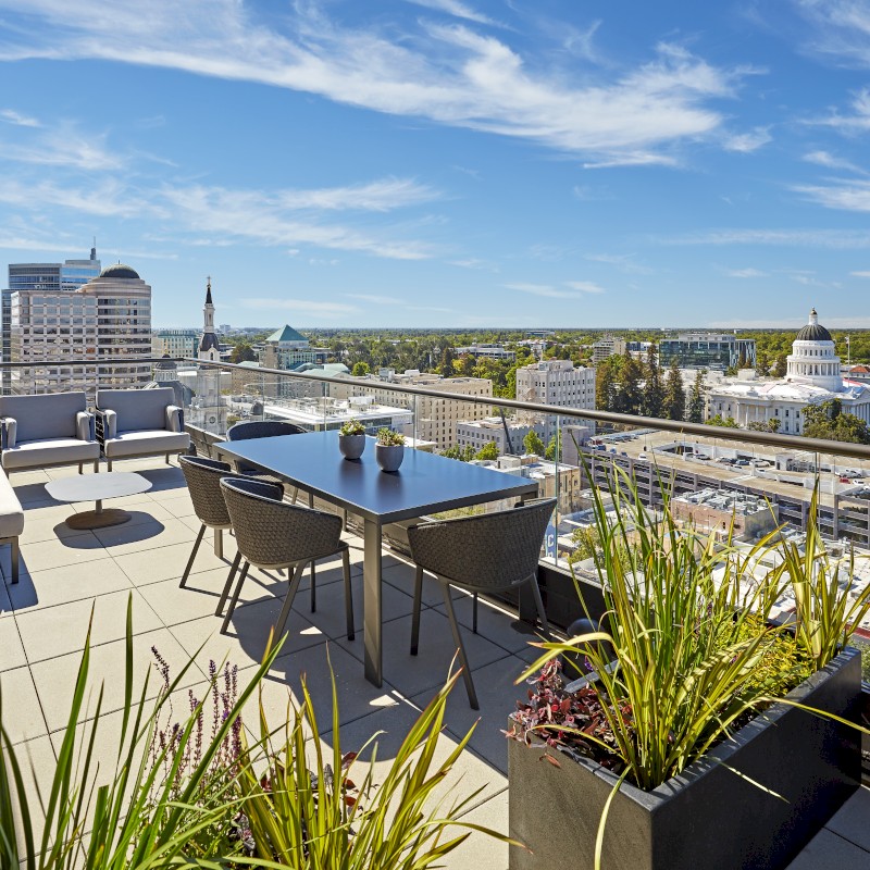 The Citizen Hotel governors suite balcony.